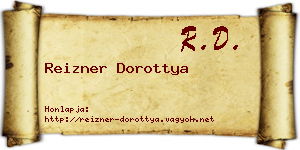 Reizner Dorottya névjegykártya